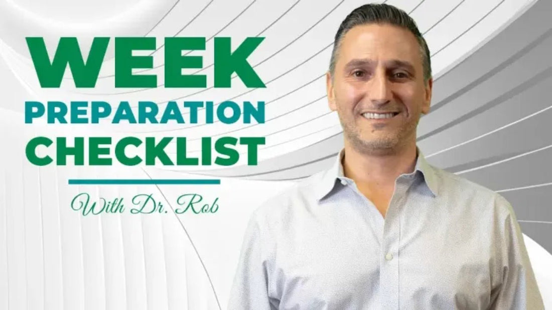 prepare for your week with dr rob spectrum therapy