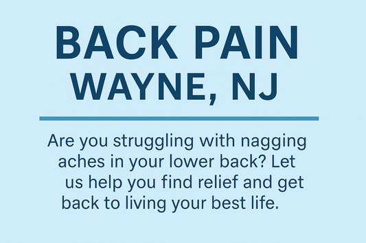 Back pain relief in Wayne NJ Spectrum Therapy