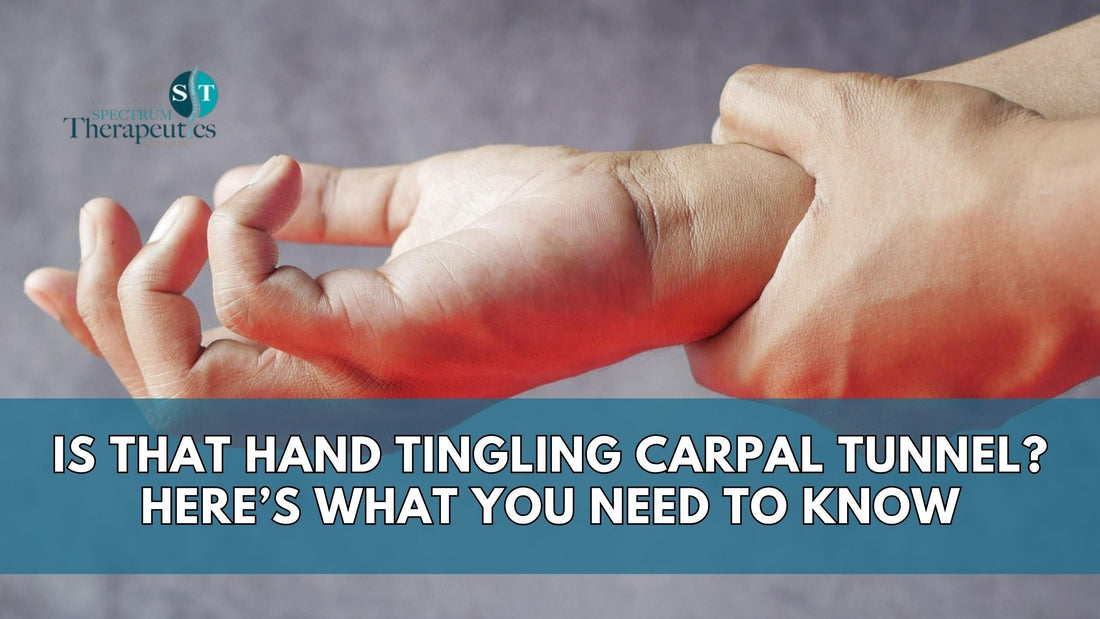 Patient performing Phalen’s Test for carpal tunnel under guidance of physical therapist.