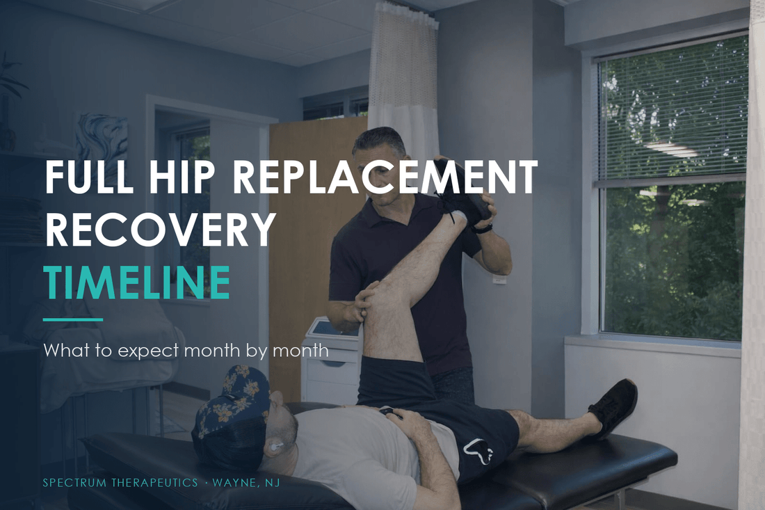 Dr. Rob Letizia treating a hip at Spectrum Therapeutics in Wayne, NJ.