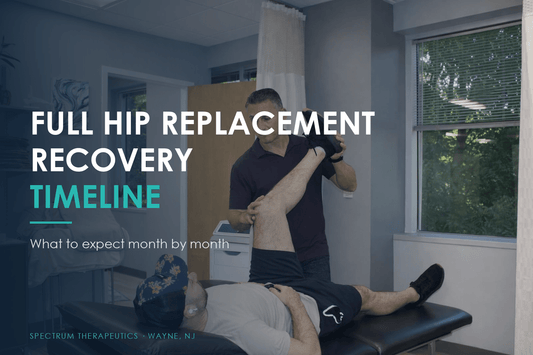 Dr. Rob Letizia treating a hip at Spectrum Therapeutics in Wayne, NJ.