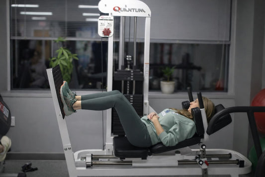 Hip and leg strengthening after a hip replacement at Spectrum Therapeutics in Wayne, NJ.