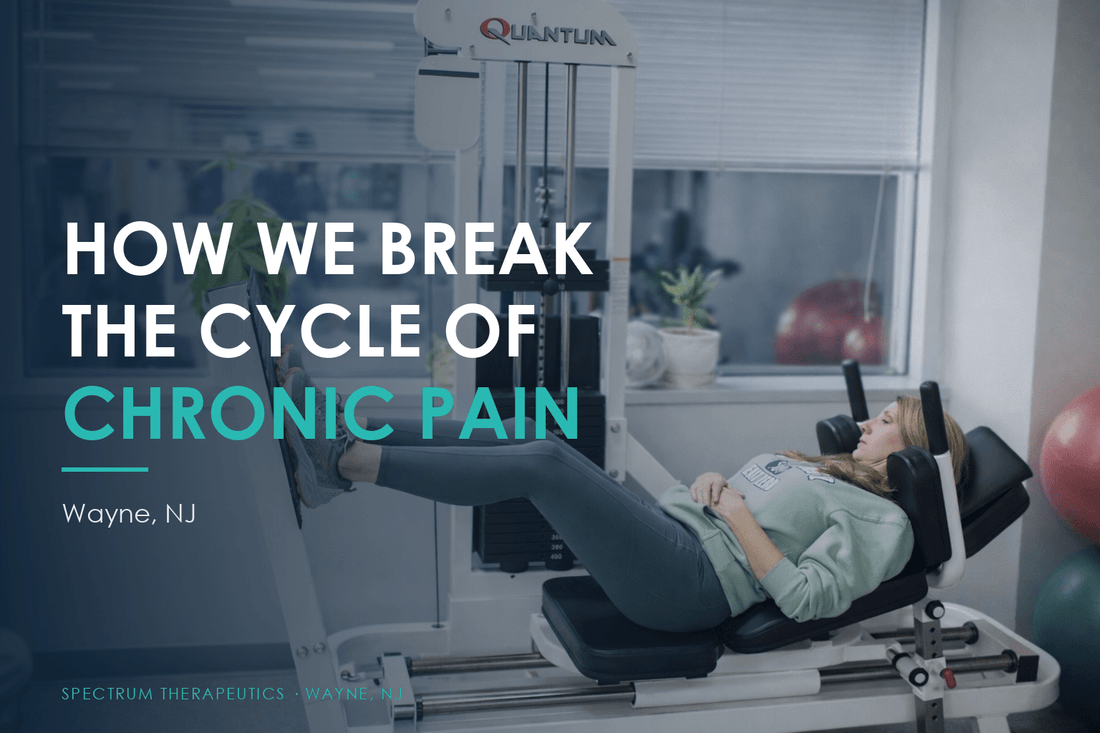 Dr. Rob Letizia guiding post-surgical rehabilitation at Spectrum Therapeutics in Wayne, NJ.