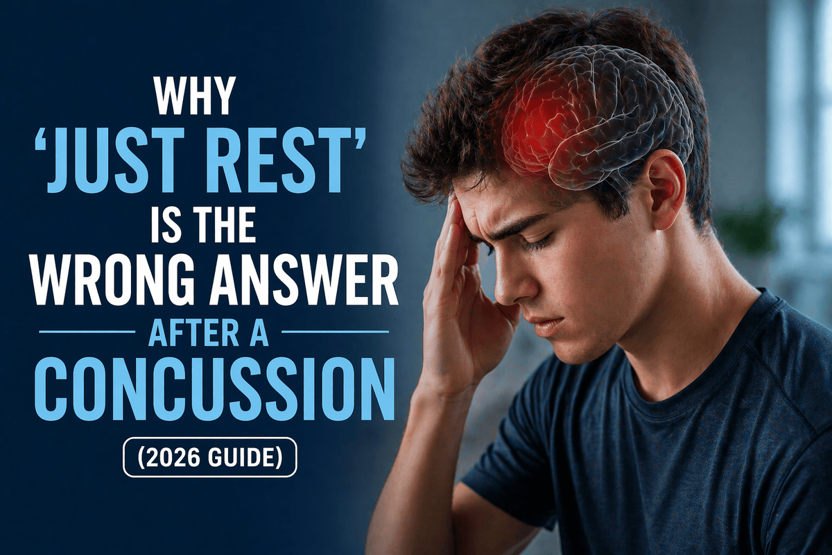 Why Active Rehab Beats Rest After a Concussion (2026 Guide)