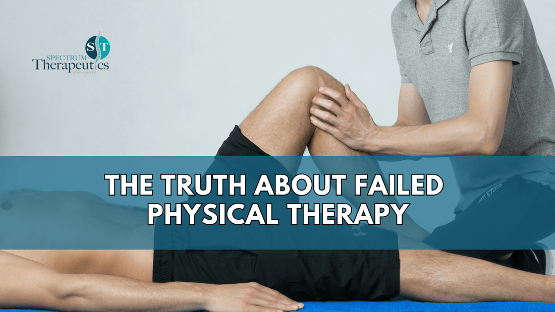 Physical therapist working with a patient on knee rehabilitation in a clinic.