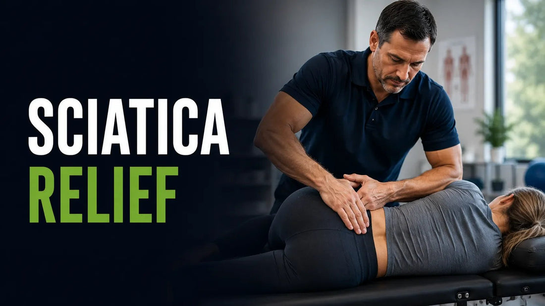 Physical therapist providing hands-on treatment for sciatica and lower back pain in Wayne NJ
