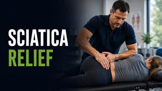 Physical therapist providing hands-on treatment for sciatica and lower back pain in Wayne NJ