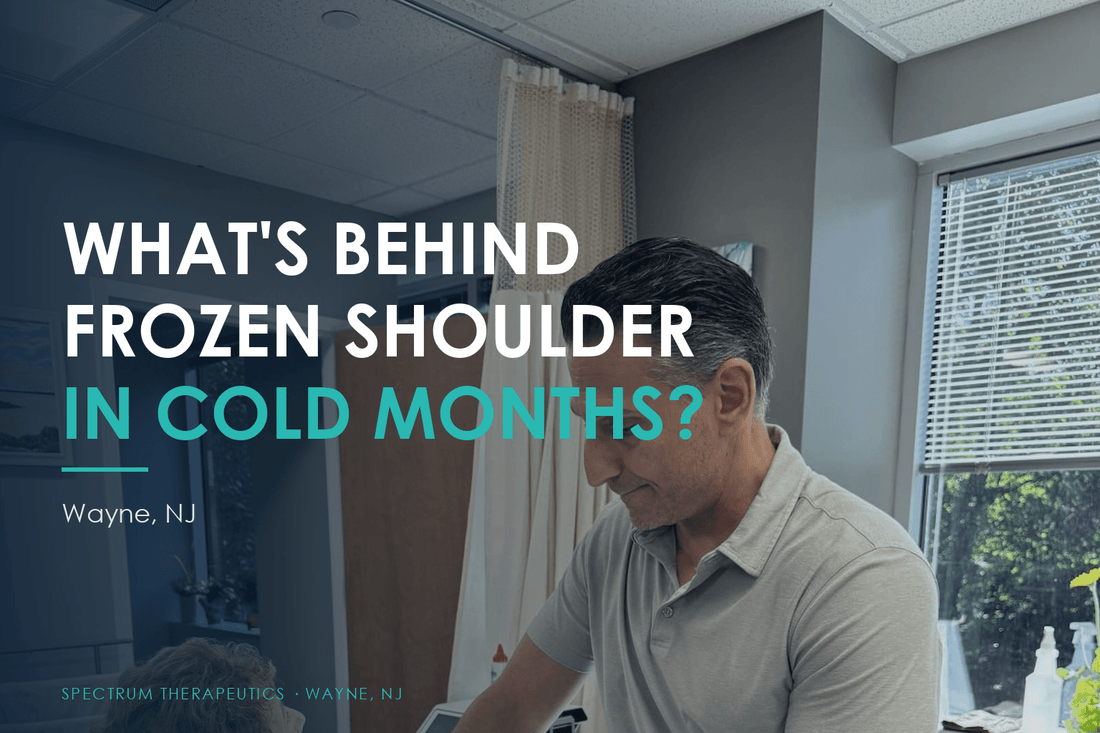 Dr. Rob Letizia treating a shoulder at Spectrum Therapeutics in Wayne, NJ.